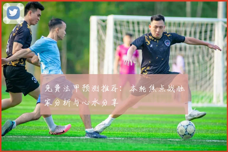 免费法甲预测推荐：本轮焦点战独家分析与心水分享